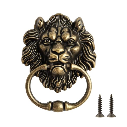 Antique lion head door - head,