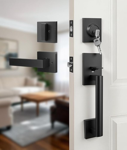 Front door lock - door, with